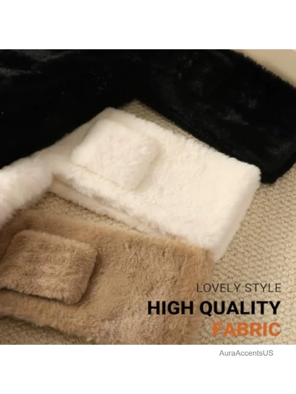 2-in-1 Hooded Scarf Hat Set for Women, Plush Fuzzy Warm Winter